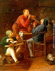 The Smokers by Adriaen Brouwer